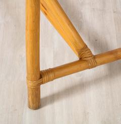 Set of Four Italian Bamboo and Wood Dining Chairs - 2635716