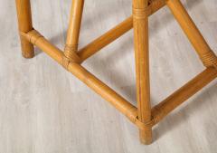 Set of Four Italian Bamboo and Wood Dining Chairs - 2635720