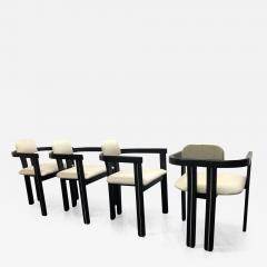 Set of Four Italian Sculptural Dining Chairs - 1651942