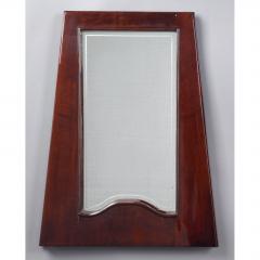 Set of Four Italian Stained Fruitwood Trapezoidal Mirrors - 349977