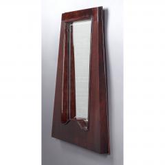 Set of Four Italian Stained Fruitwood Trapezoidal Mirrors - 349980