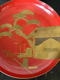 Set of Four Japanese Maki e Lacquered Pedestal Dishes - 1889981