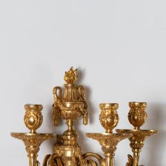 Set of Four Louis XV Ormolu Three Branch Wall Lights Circa 1770 - 4606259