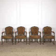 Set of Four Louis XV Revival Armchairs - 3611334