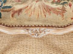Set of Four Louis XV Rococo Armchairs in Original Needlework - 4118796