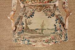 Set of Four Louis XV Rococo Armchairs in Original Needlework - 4118797