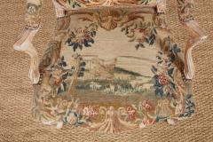 Set of Four Louis XV Rococo Armchairs in Original Needlework - 4118799