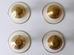 Set of Four Lovely Mid Century Modern Sconces or Flush Mounts Germany 1950s - 2764308