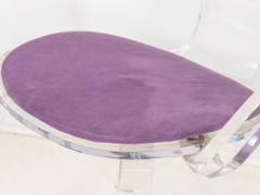 Set of Four Lucite Pretzel Chairs in the Style of Cherner 1970s - 3320751