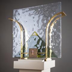 Set of Four Murano Wall Lights by Leucos Italy 1970s - 4419866