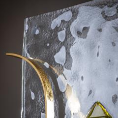 Set of Four Murano Wall Lights by Leucos Italy 1970s - 4419873