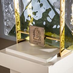 Set of Four Murano Wall Lights by Leucos Italy 1970s - 4419875