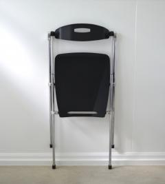 Set of Four Postmodern Italian Folding Side Chairs - 2189499