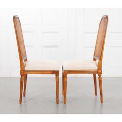 Set of Four Reproduction Fruitwood Louis XVI Style Dining Chairs - 2163927