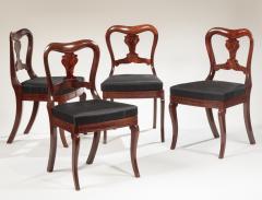 Set of Four Restauration Mahogany Dining Chairs - 699411