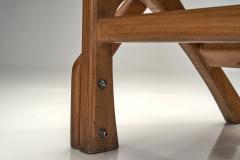 Set of Four Sculptural High Back Dining Chairs Europe 1980s - 4584395