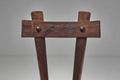 Set of Four Sculptural Pine Chairs Europe Mid 20th Century - 4711006