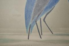 Set of Four Sliding Doors Fusuma Wading Cranes - 4340614