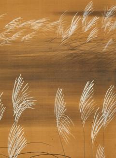 Set of Four Sliding Doors Fusuma Wild Grasses - 3209168