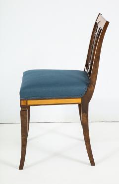 Set of Four Swedish Birch and Stained Birch Side Chairs circa 1930 1940 - 757374