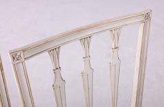 Set of Four Swedish Painted Dining Chairs in the Gustavian Style - 2913428