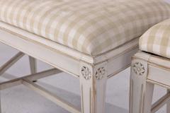 Set of Four Swedish Painted Dining Chairs in the Gustavian Style - 2913432