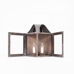 Set of Four Verdigris Green and Copper Wall Mounted Lanterns - 4475985