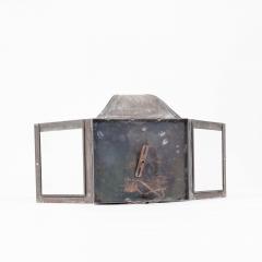 Set of Four Verdigris Green and Copper Wall Mounted Lanterns - 4475991