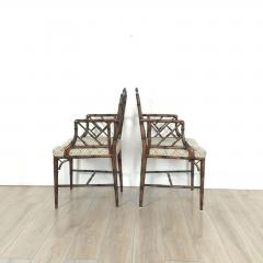 Set of Four Vintage Chinese Chippendale Style Chairs - 4035470