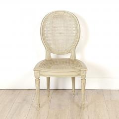 Set of Four Vintage Louis XVI Style Painted Chairs - 3273370