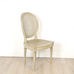 Set of Four Vintage Louis XVI Style Painted Chairs - 3273373