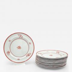Set of Fourteen Spode Gloucester Dinner Plates England circa 1920 - 4101872