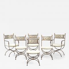 Set of French Salterini Style Garden Chairs - 3720807