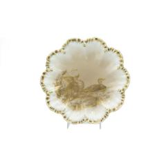 Set of French Victorian Limoges Porcelain Plates - 4729194