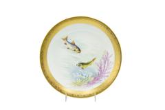 Set of French Victorian Porcelain Dinner Plates - 4658517