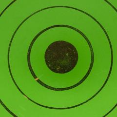 Set of Green Crystal Dinner Plates - 4322402