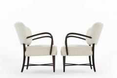 Set of Lounge Chairs in Boucl Italy C 1950s - 1573460