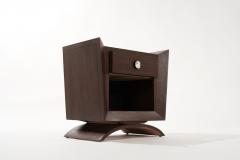 Set of Mahogany Bedside Tables by Brown Saltman C 1950s - 2649927