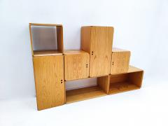 Set of Mid Century Modular Wooden Cubes by Derk Jan de Vries - 2521911