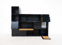 Set of Modular Black Wooden Cubes by Derk Jan de Vries - 3048938