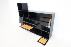 Set of Modular Black Wooden Cubes by Derk Jan de Vries - 3048939