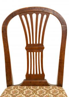 Set of Nine English Country Walnut Side Chairs - 1418221