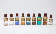 Set of Nine Pigment Jars - 2042700