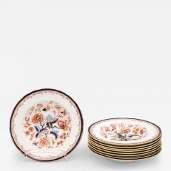 Set of Nine Royal Crown Derby Soup Bowls circa 1980 - 3532270