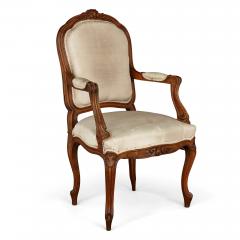 Set of R gence style mahogany armchairs and side chairs - 2255361