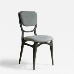 Set of Seven Chairs with Lacquered Wood Frame Upholstered in Dedar Fabric - 4230734