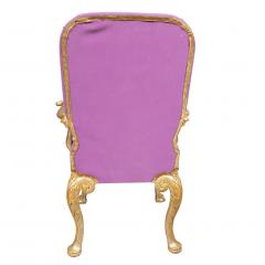 Set of Seven George I Style Giltwood Dining Chairs - 3740393