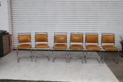 Set of Six 1930s Early Edition Rowland Wilton Cox for PEL Tubular Side Chairs - 3118195