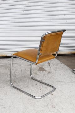 Set of Six 1930s Early Edition Rowland Wilton Cox for PEL Tubular Side Chairs - 3118197