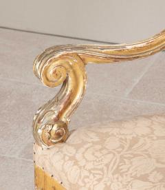 Set of Six 19th Century Louis XIV Style Giltwood Dining Chairs and Two Armchairs - 4234441